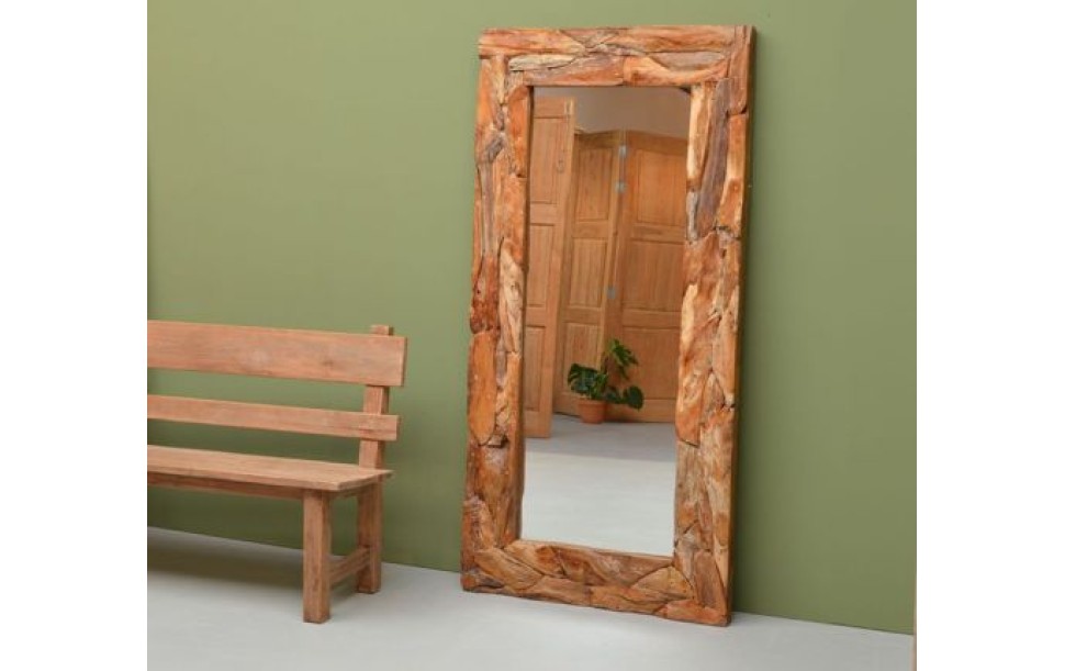 Spiegel aus Teakholz 70x150 cm